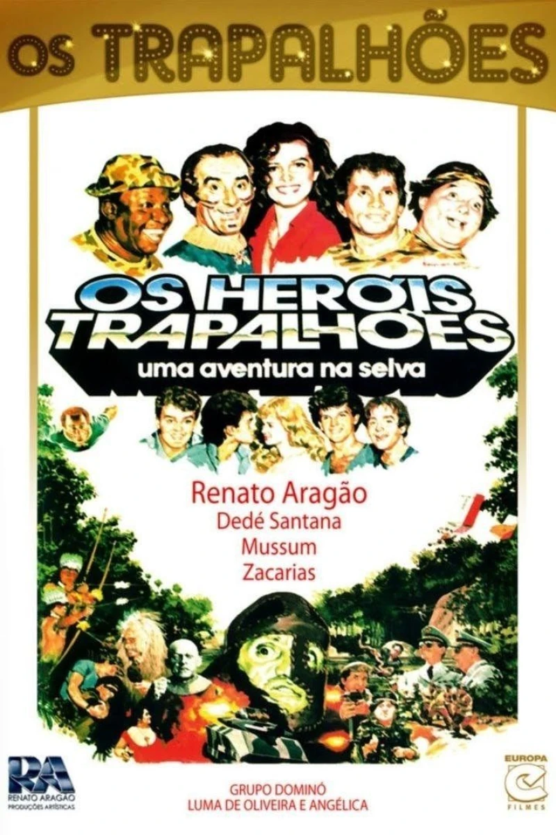 Os heróis Trapalhões - Uma Aventura na Selva Plakat