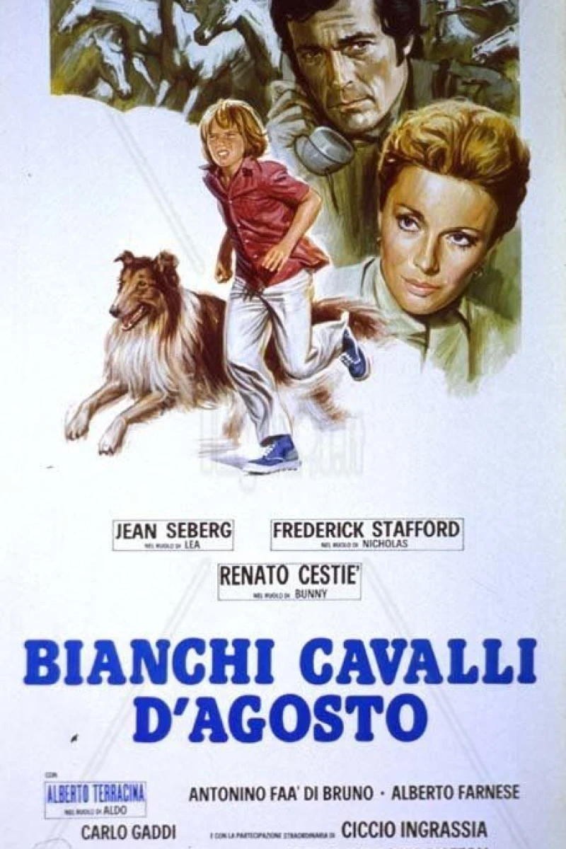 Bianchi cavalli d'Agosto Plakat