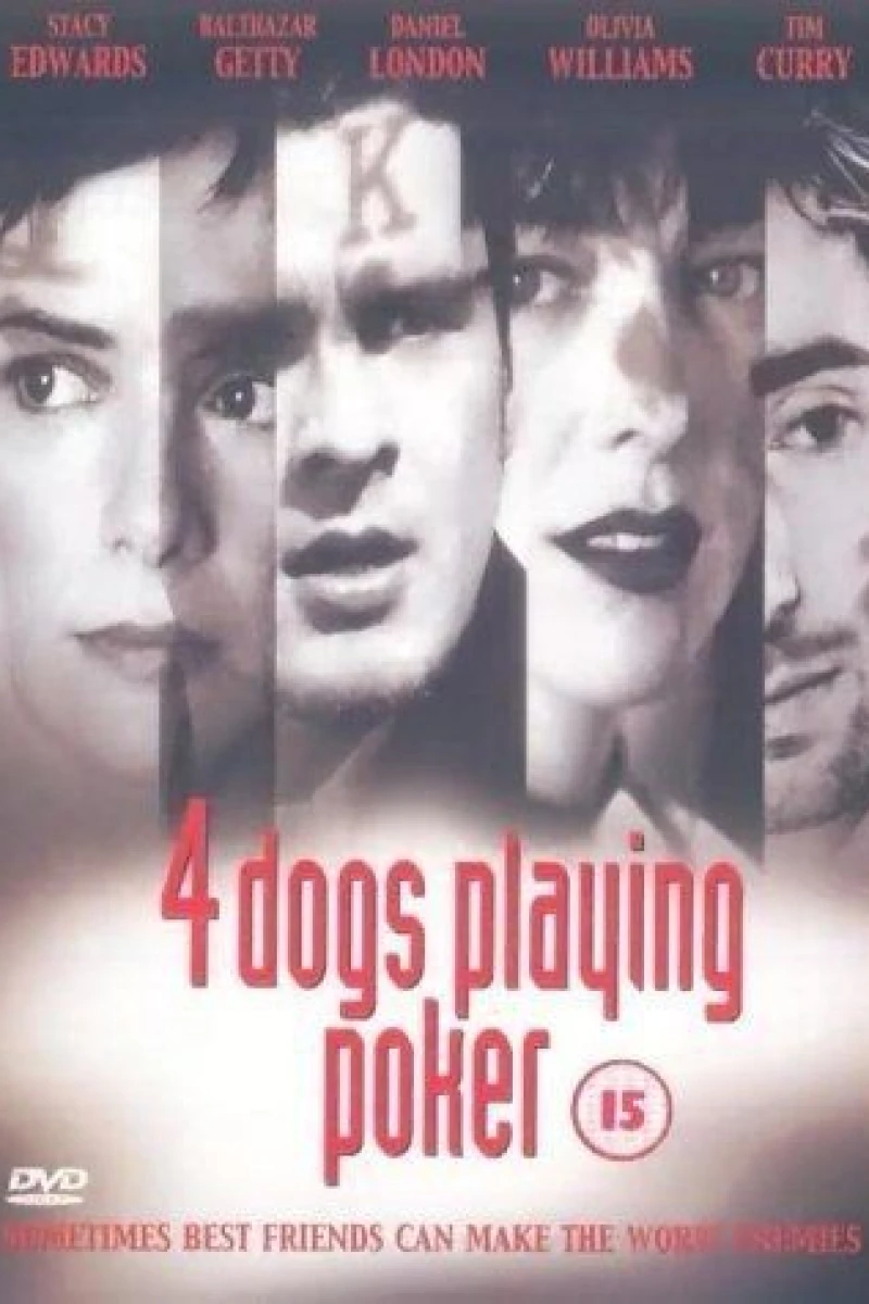 Four Dogs Playing Poker Plakat