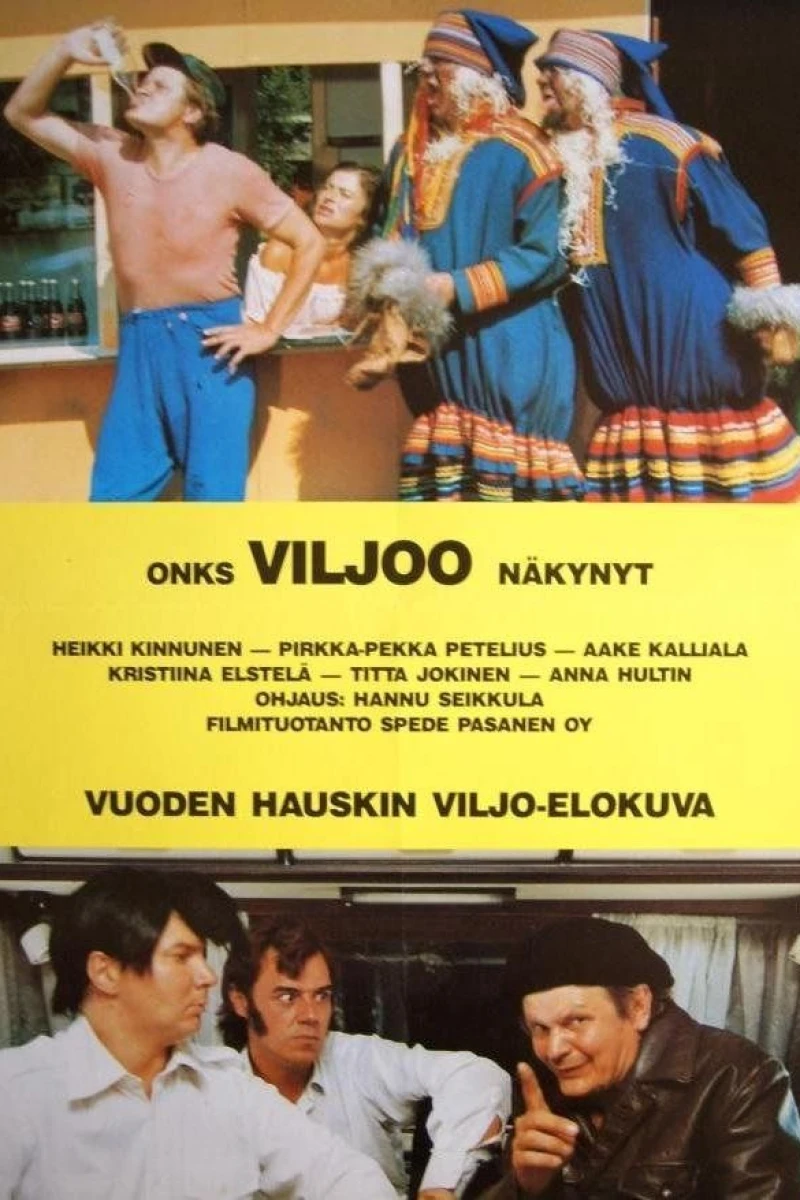 Onks Viljoo näkyny? Plakat