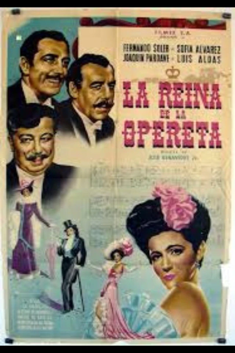 La reina de la opereta Plakat