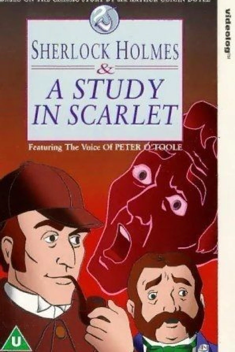 Sherlock Holmes and a Study in Scarlet Plakat