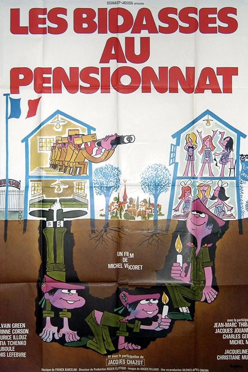 Les bidasses au pensionnat Plakat