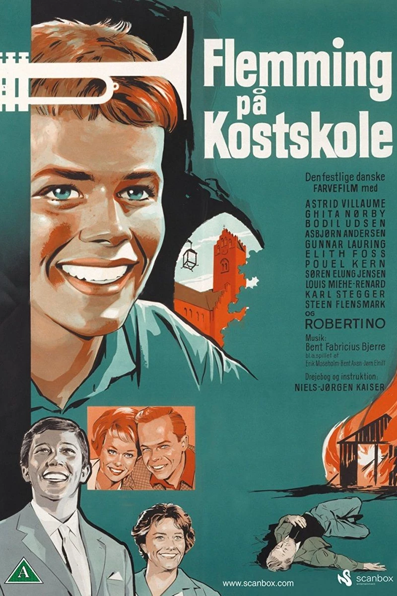 Flemming på kostskole Plakat