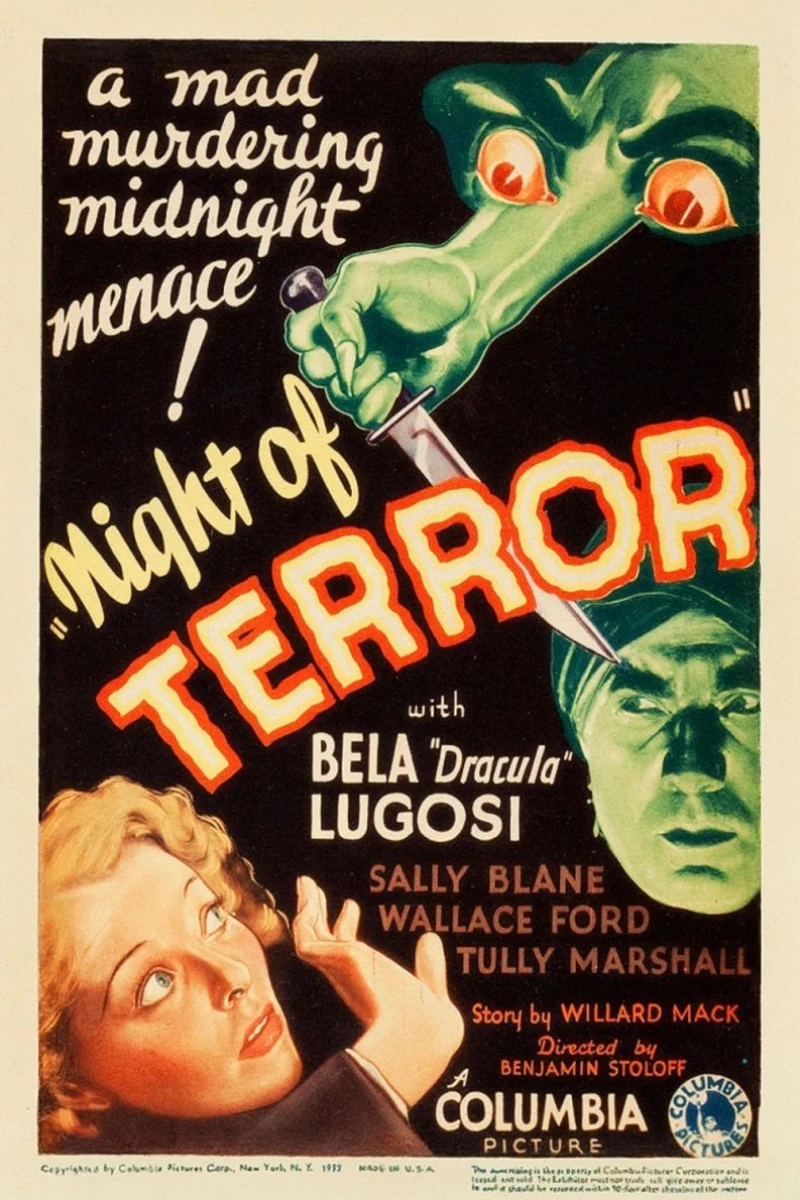 Night of Terror Plakat