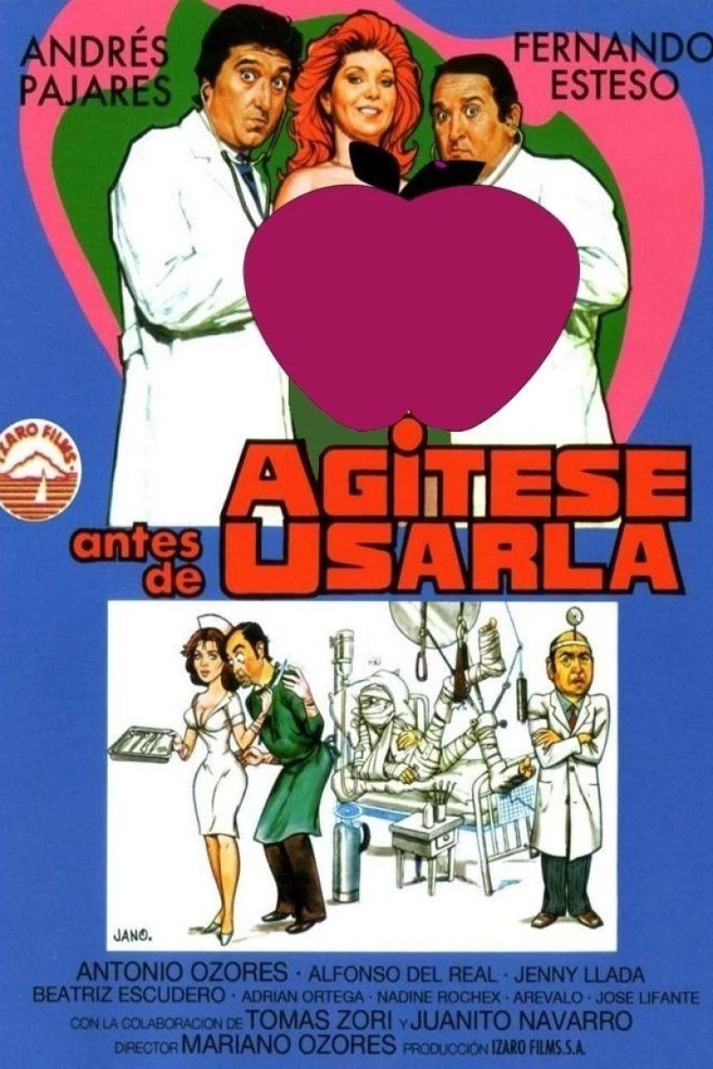 Agítese antes de usarla Plakat