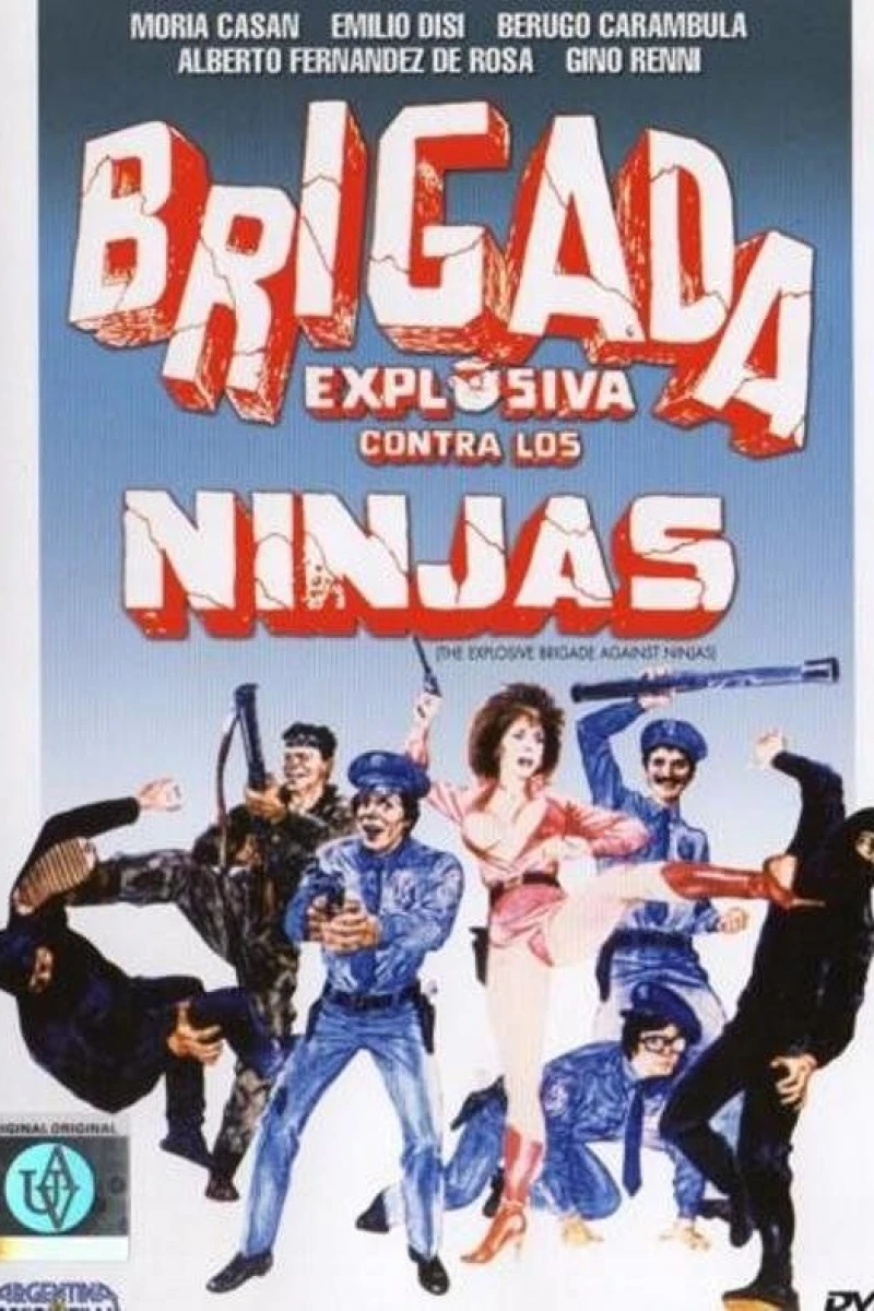 Brigada explosiva contra los ninjas Plakat