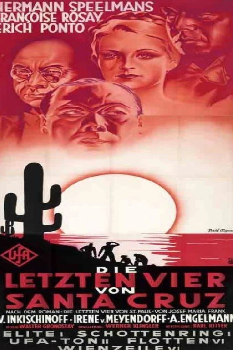 Die letzten Vier von Santa Cruz Plakat