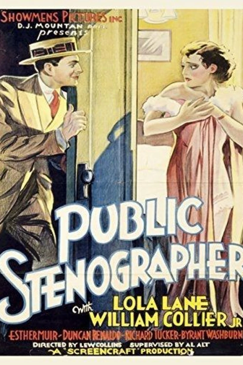 Public Stenographer Plakat