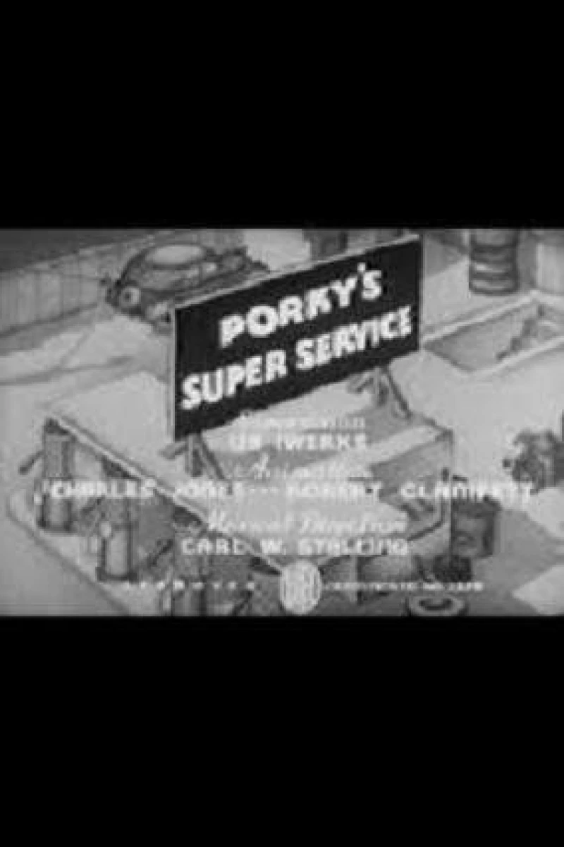 Porky's Super Service Plakat