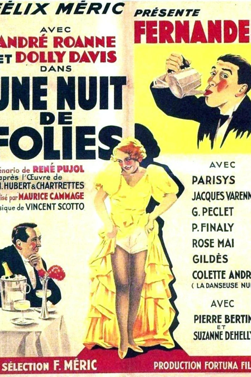 Une nuit de folies Plakat