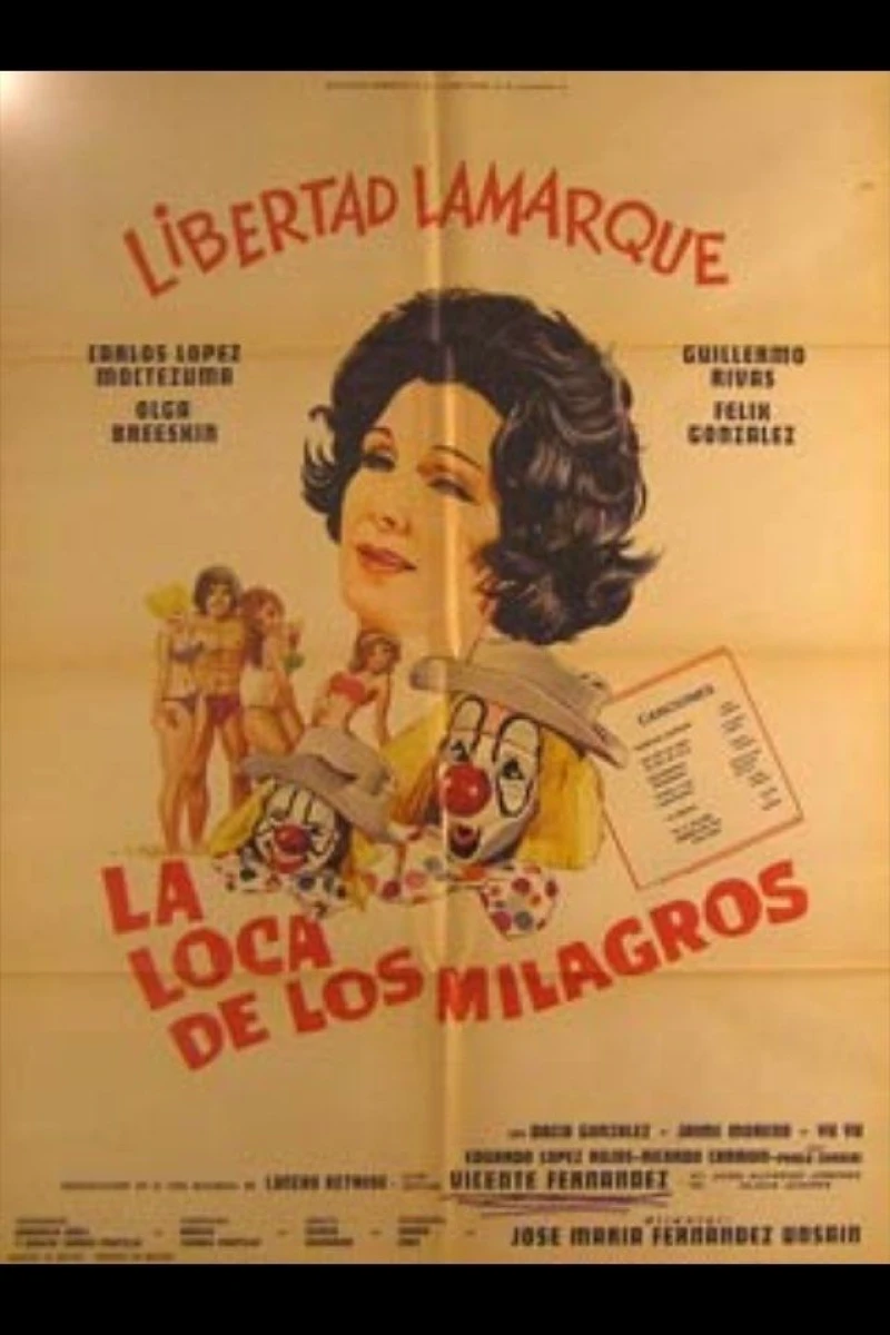 La loca de los milagros Plakat