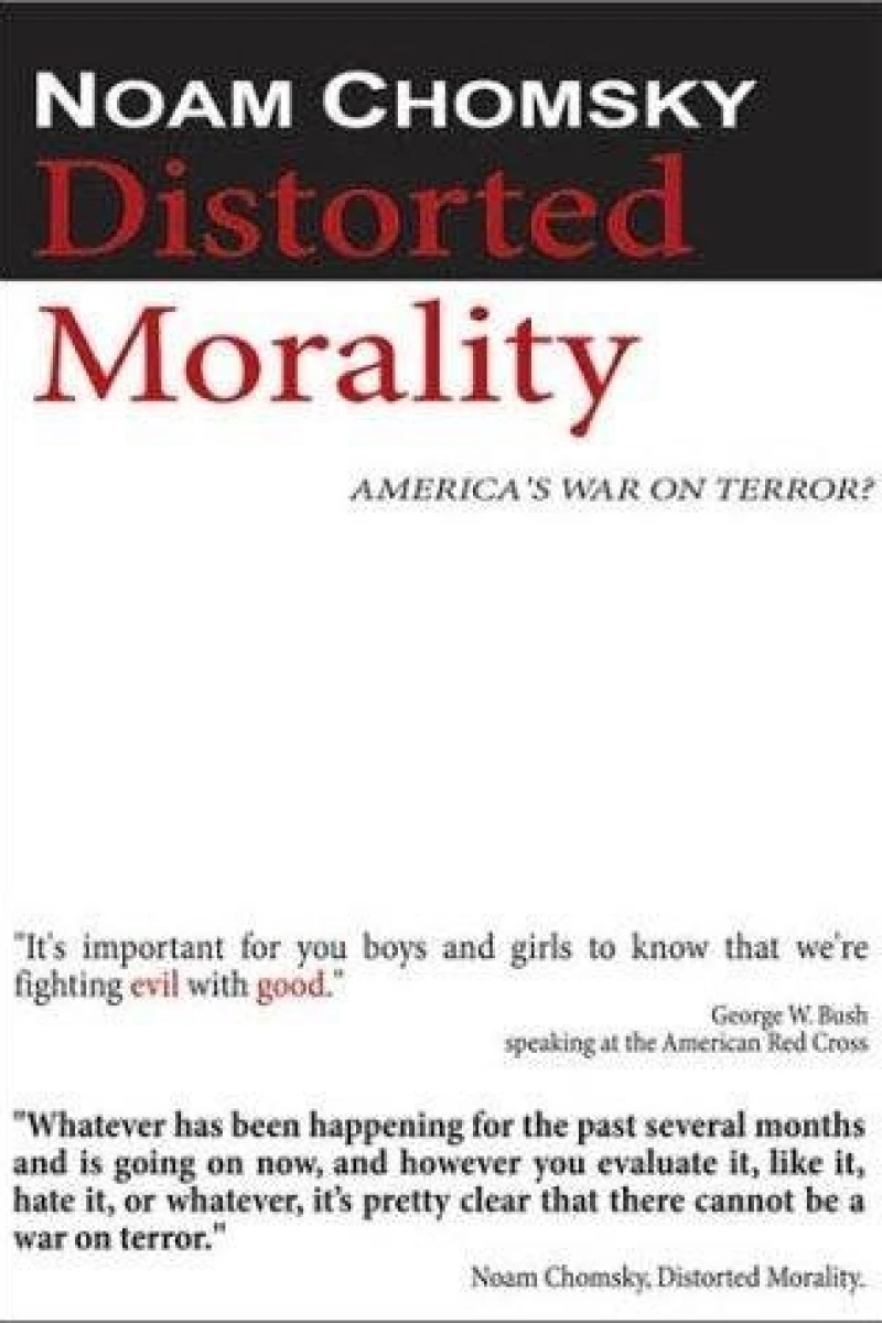 Noam Chomsky: Distorted Morality Plakat