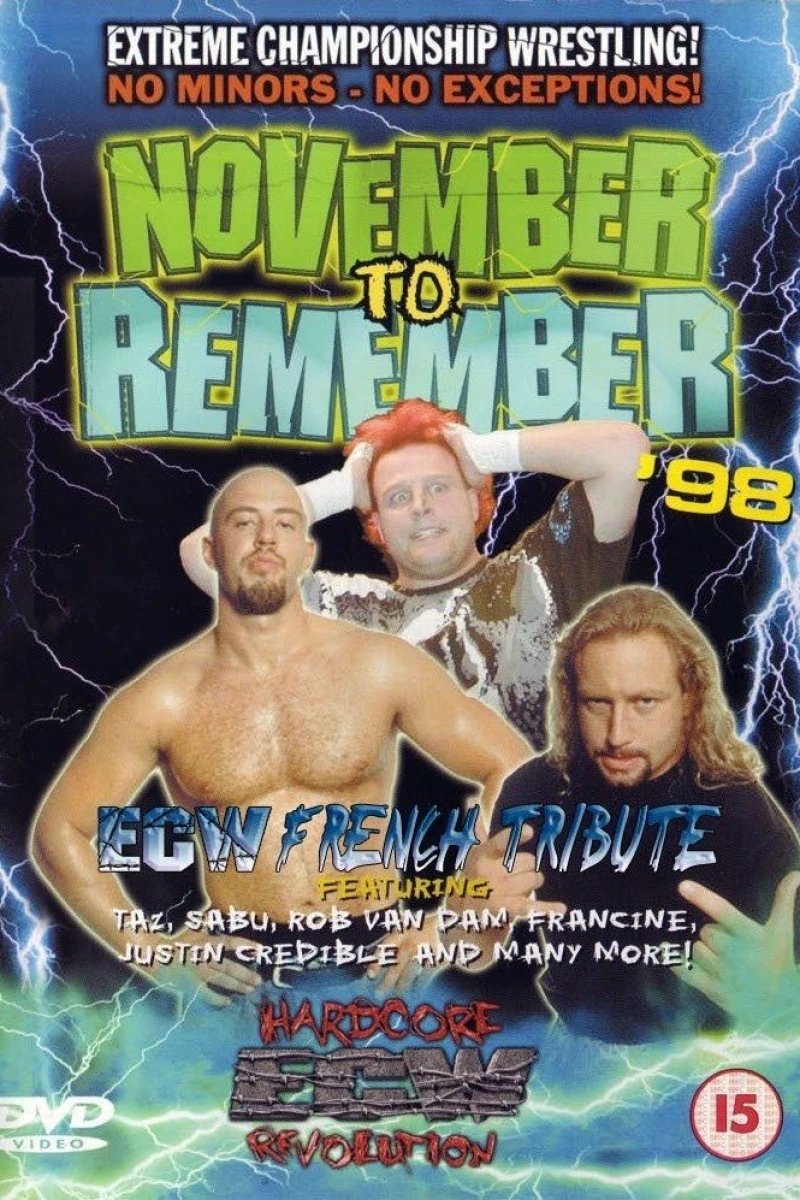 ECW November to Remember 1998 Plakat