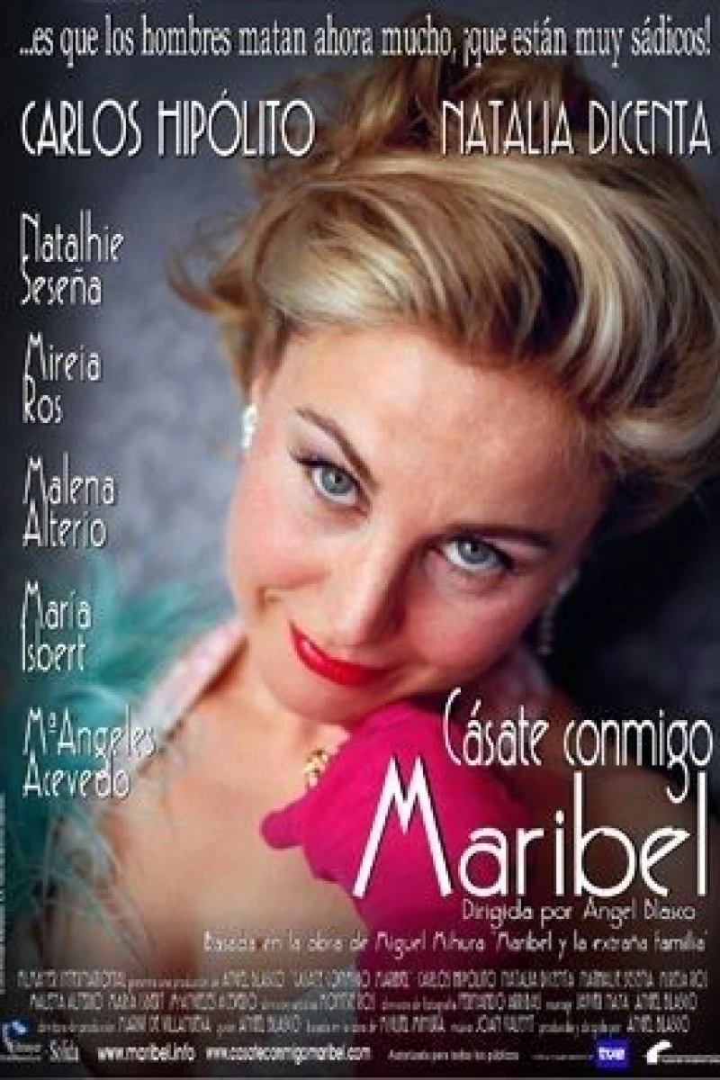 Cásate conmigo, Maribel Plakat