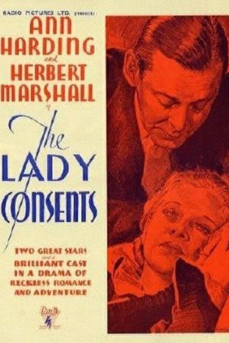 The Lady Consents Plakat