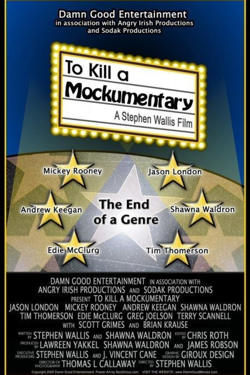 To Kill a Mockumentary Plakat