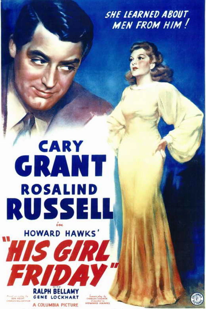 His Girl Friday Plakat