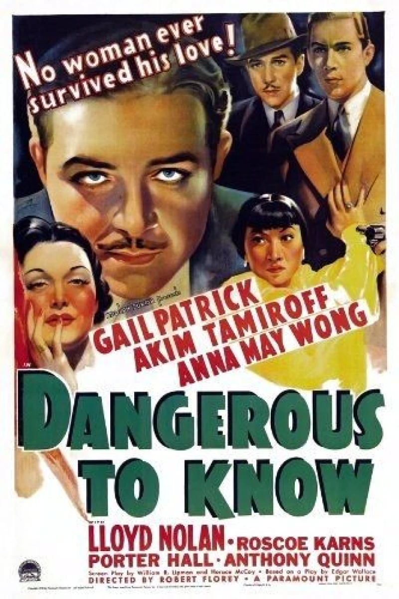 Dangerous to Know Plakat