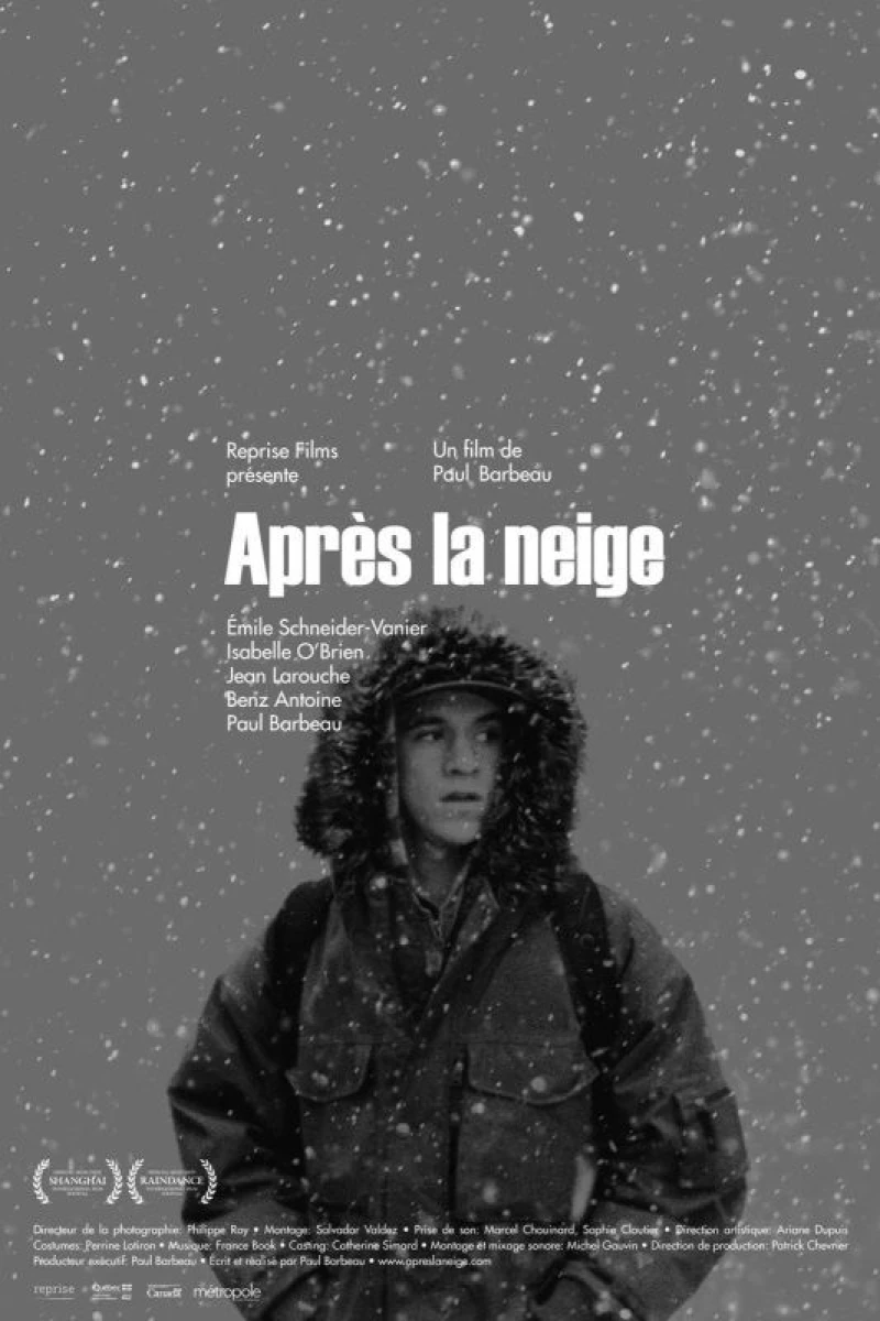 Après la neige Plakat