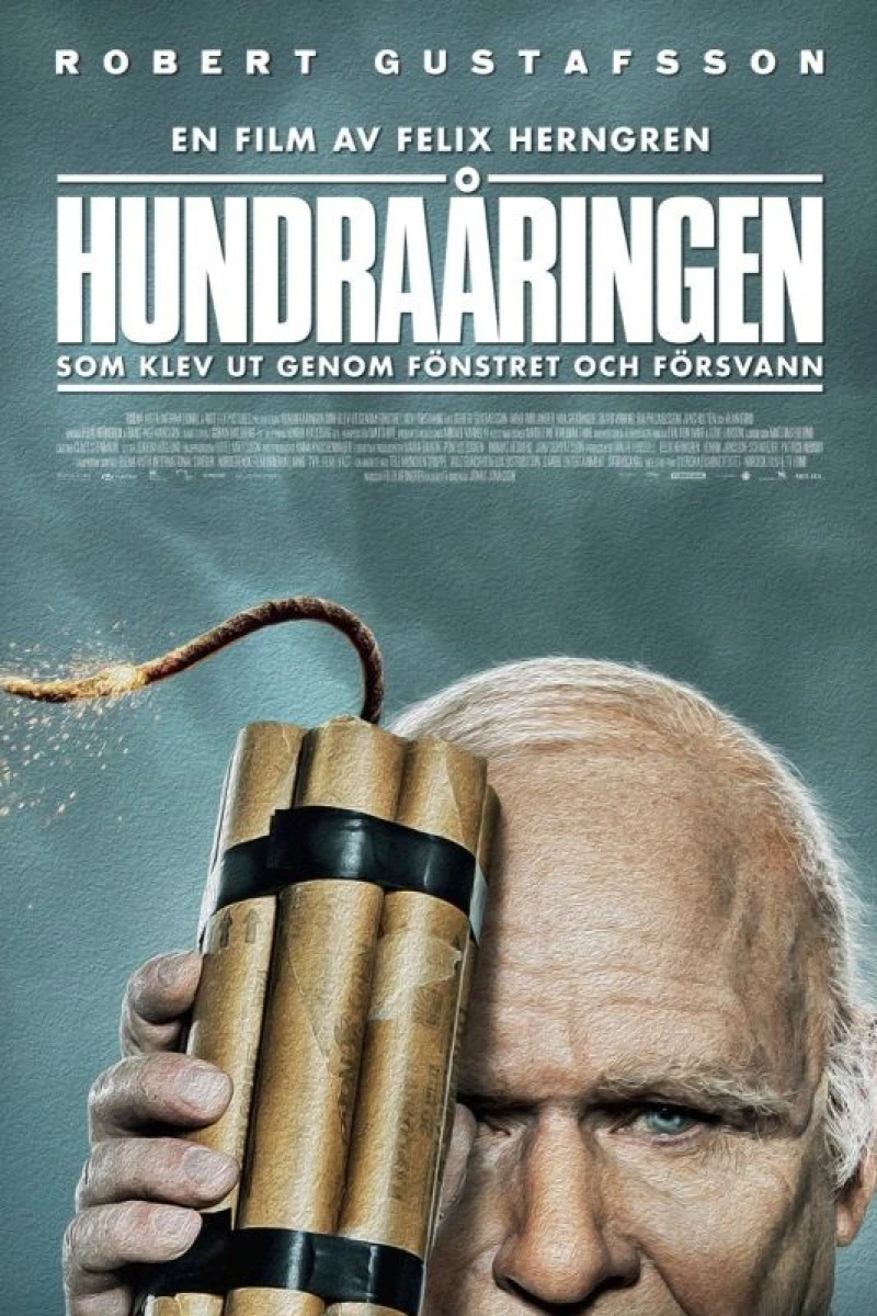 Hundraåringen som klev ut genom fönstret och försvann Plakat