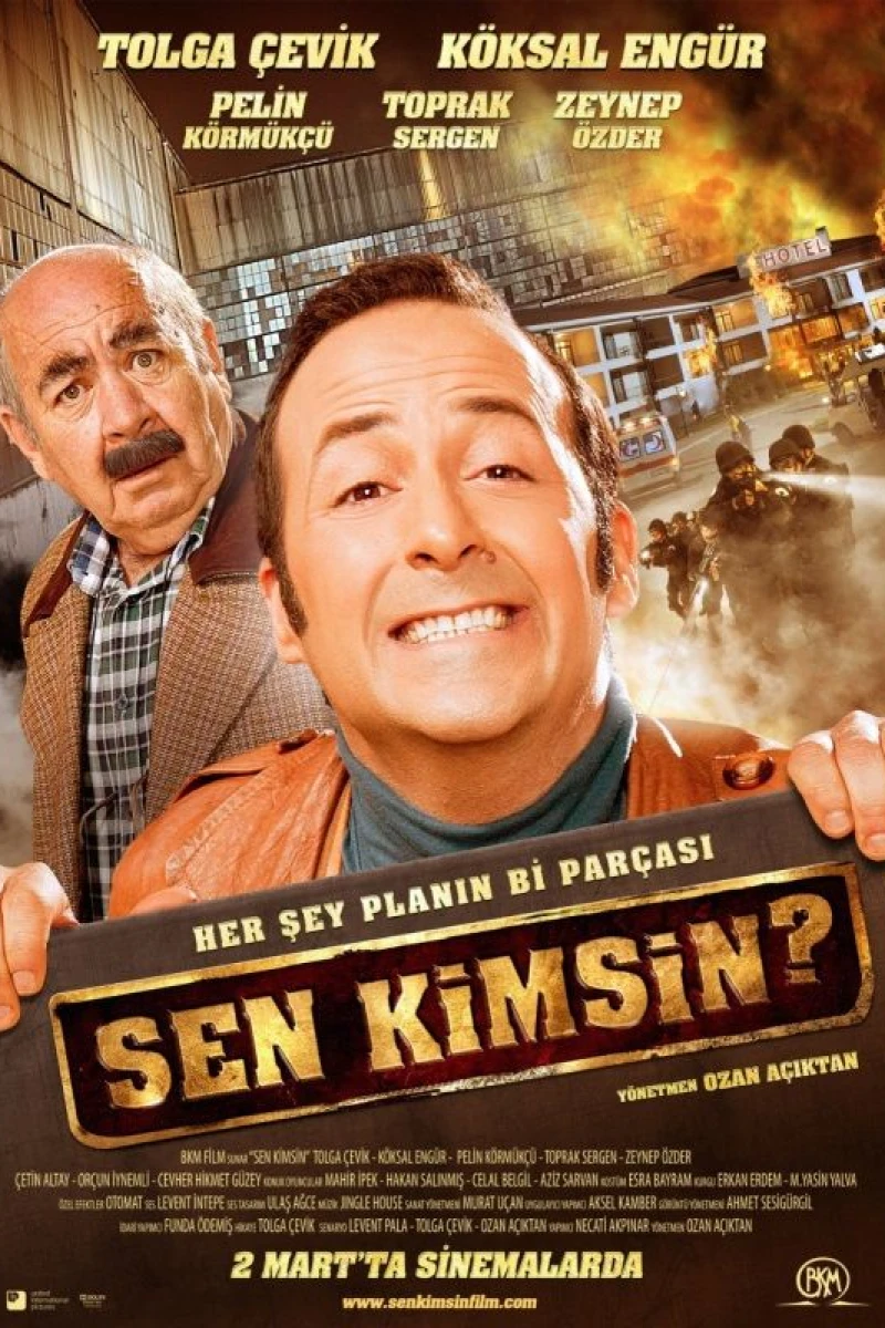 Sen Kimsin? Plakat