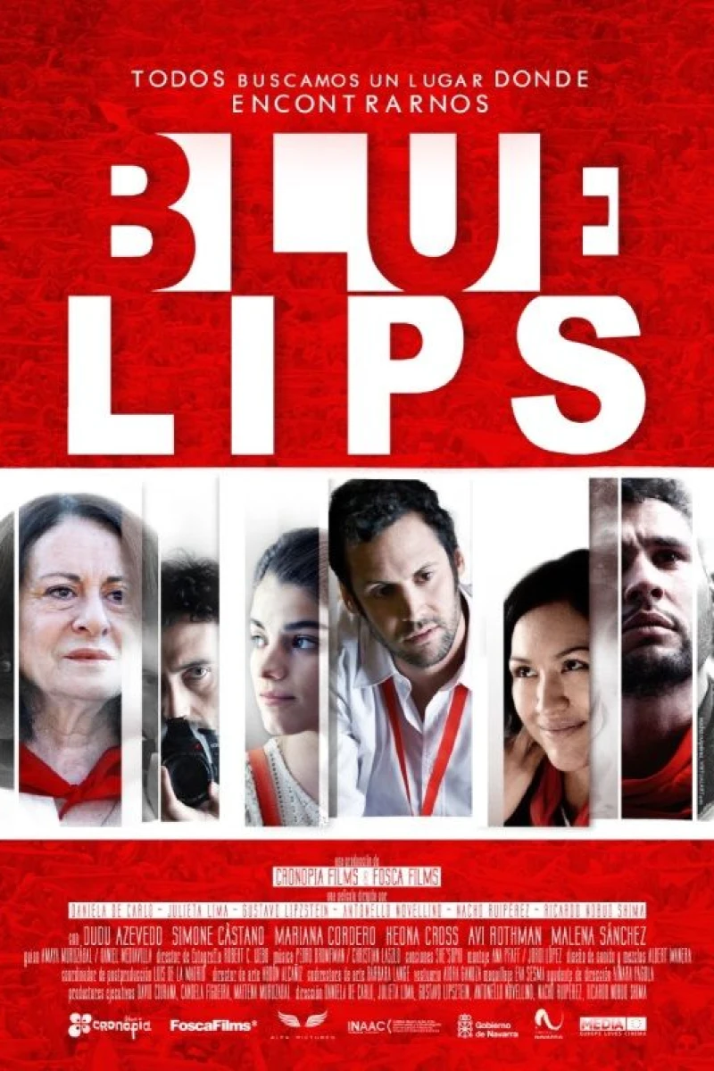 Blue Lips Plakat