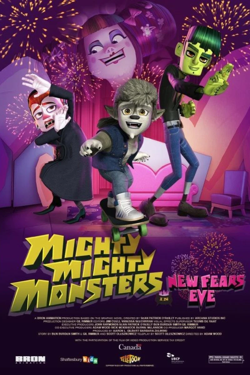 Mighty Mighty Monsters in New Fears Eve Plakat