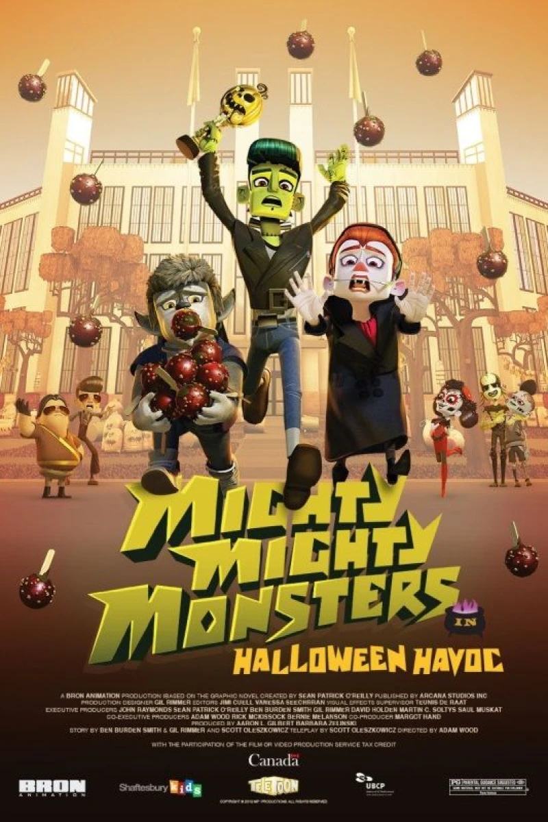 Mighty Mighty Monsters in Halloween Havoc Plakat