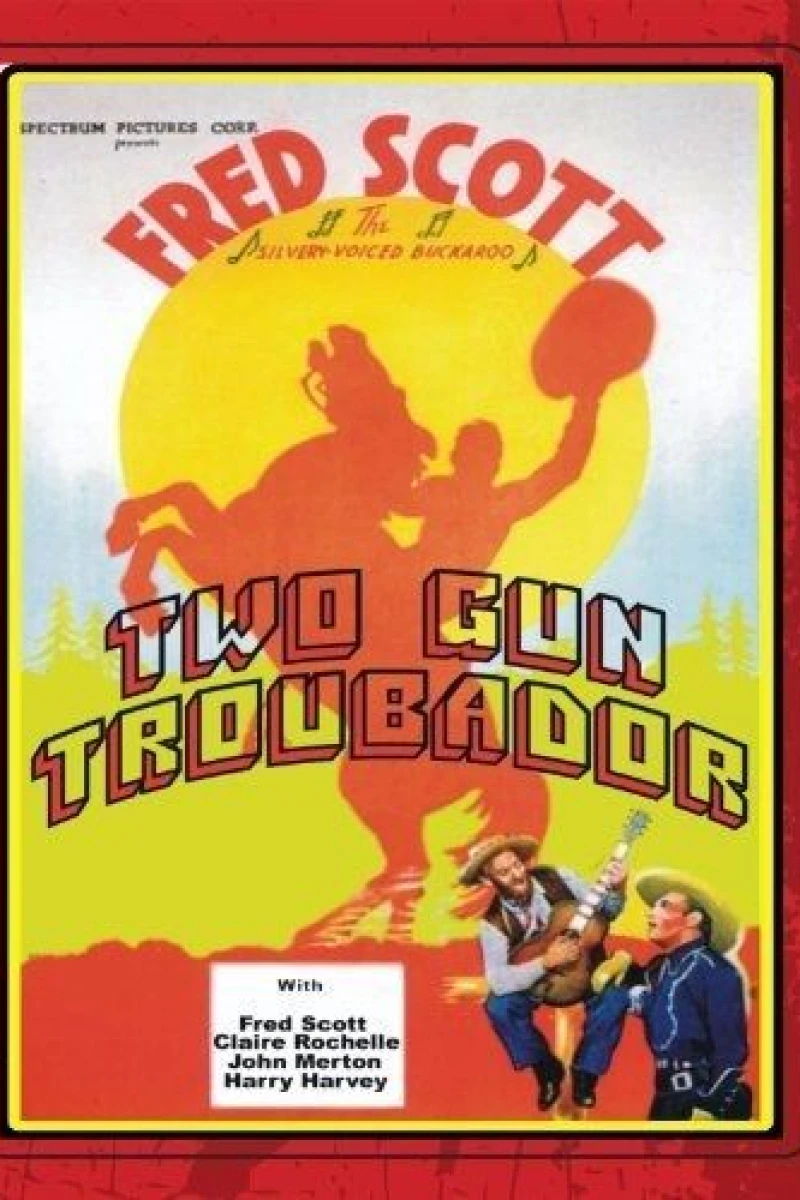 Two Gun Troubador Plakat