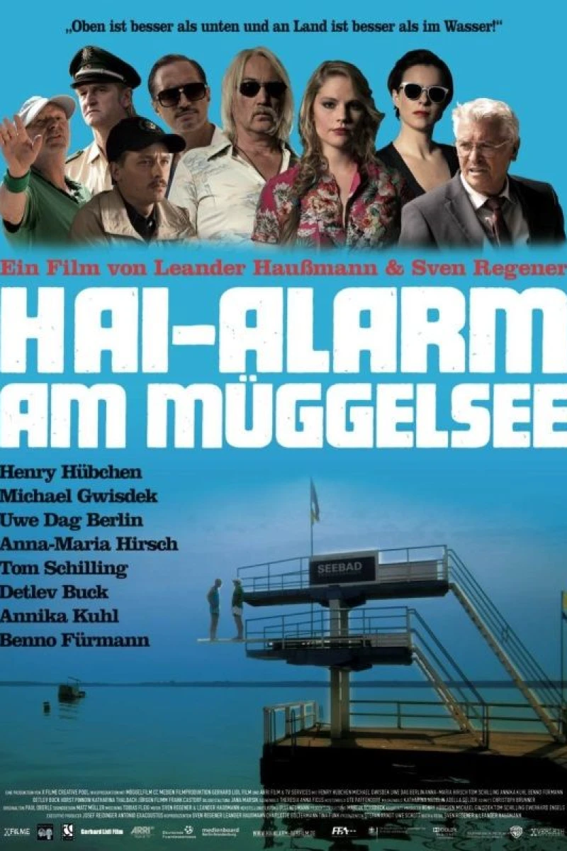 Hai-Alarm am Müggelsee Plakat