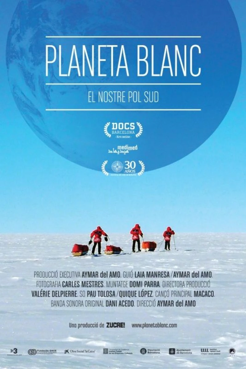 Planeta blanc Plakat