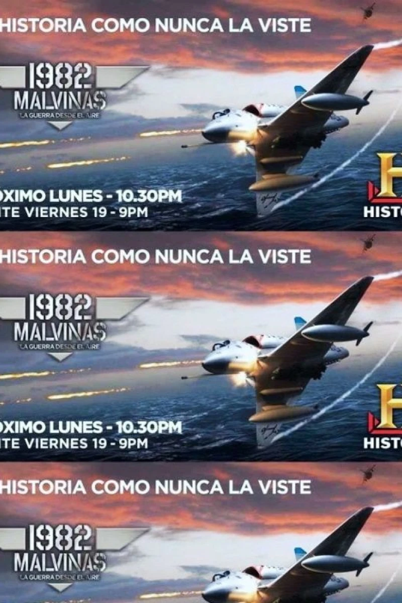 1982 Malvinas La guerra desde el aire Plakat