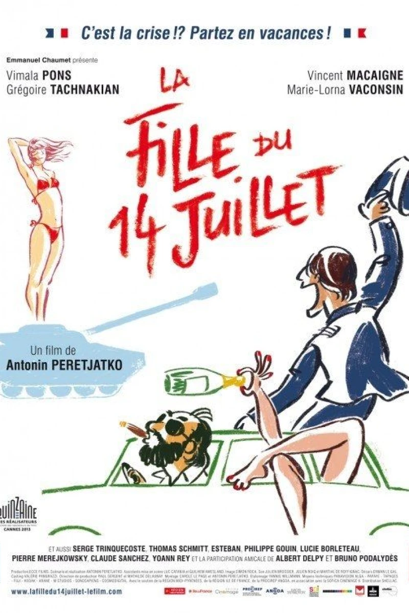 La fille du 14 juillet Plakat