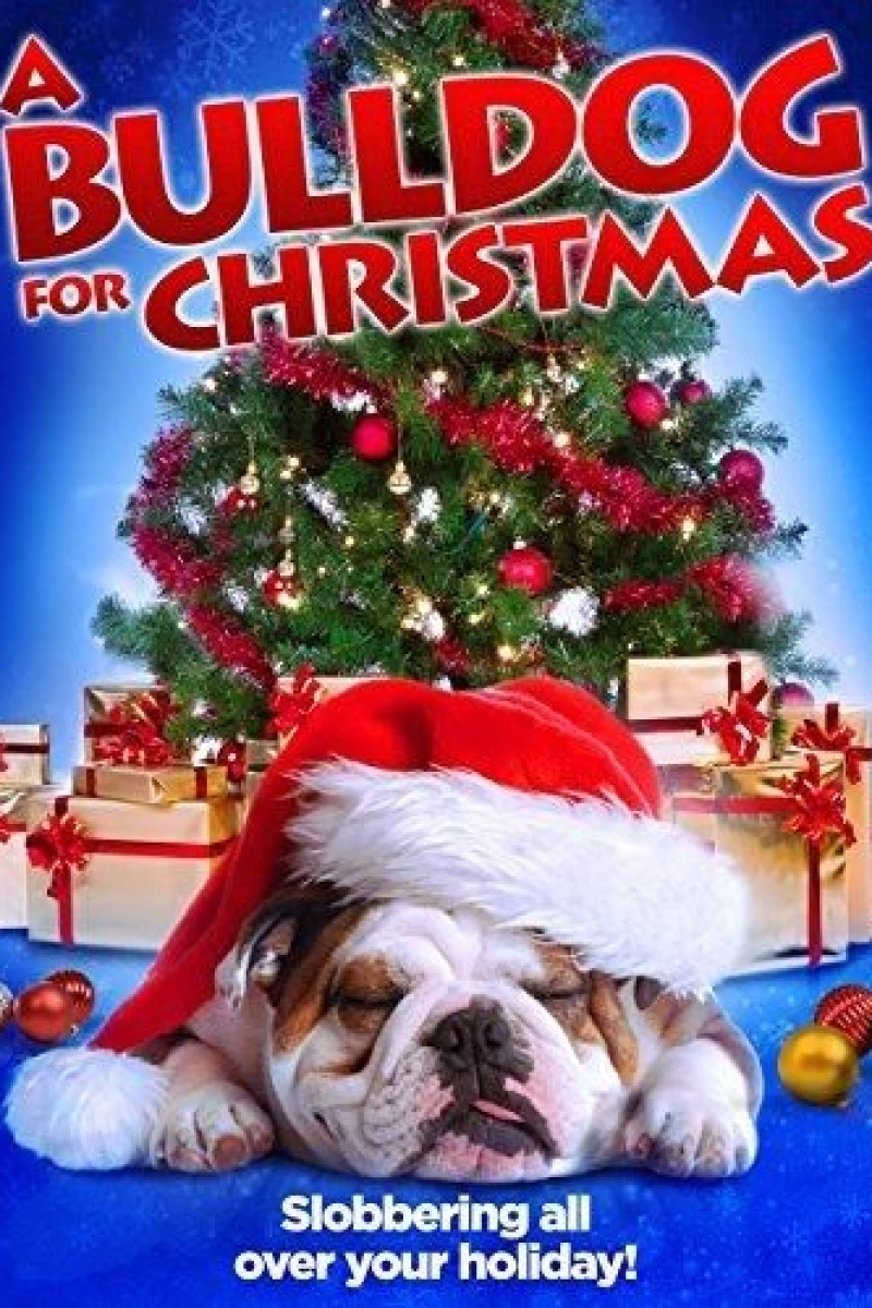 A Bulldog for Christmas Plakat