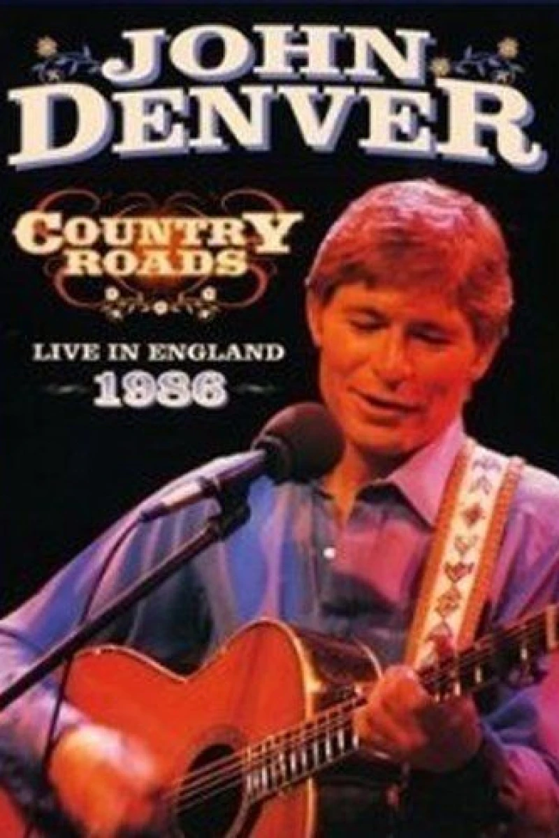 John Denver: Country Roads Live in England 1986 Plakat