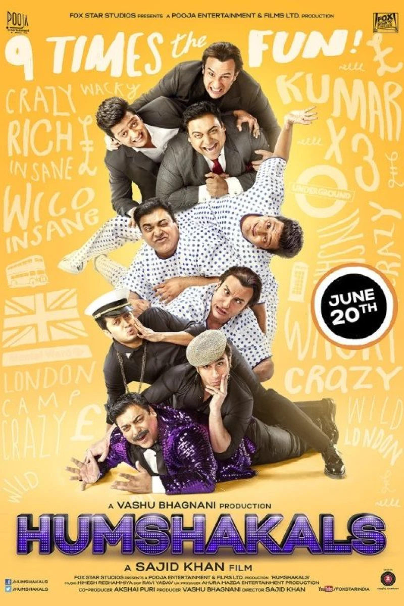 Humshakals Plakat