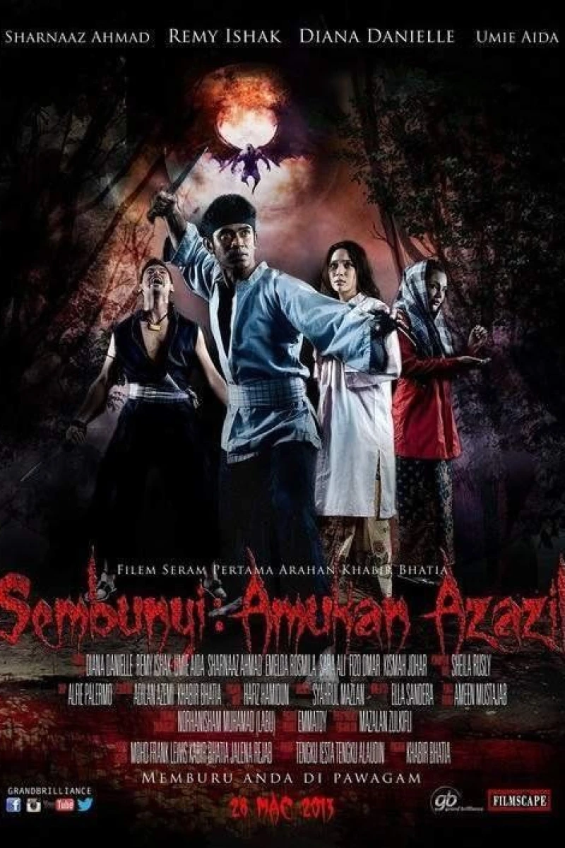 Sembunyi: Amukan azazil Plakat