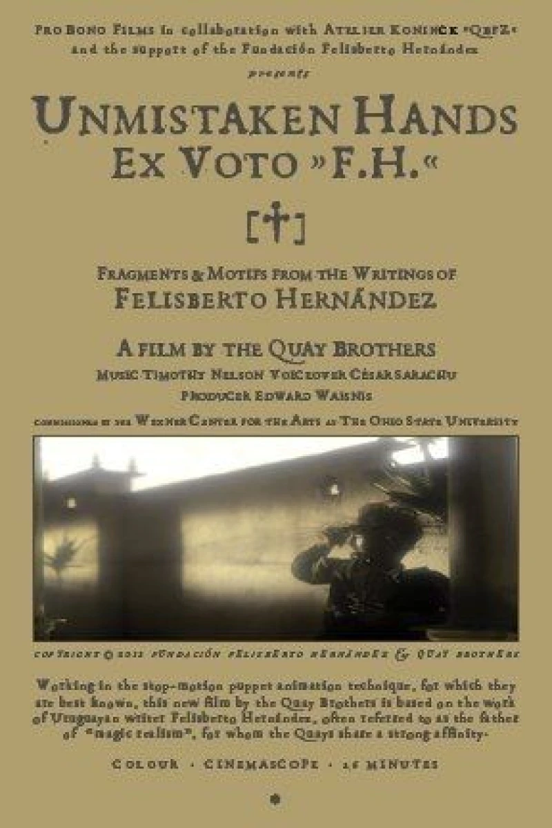 Unmistaken Hands: Ex Voto F.H. Plakat