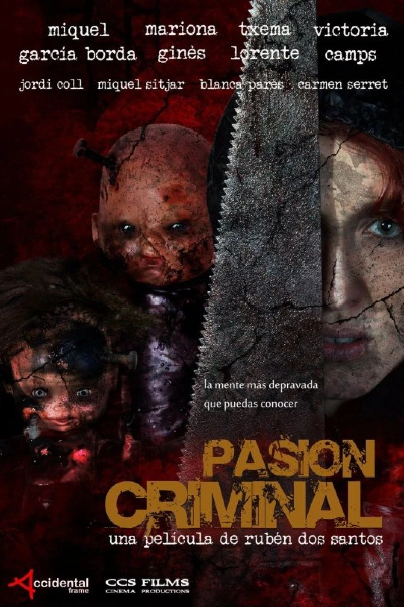 Pasión criminal Plakat