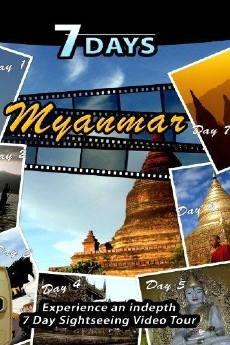 7 Days Myanmar/Burma Plakat