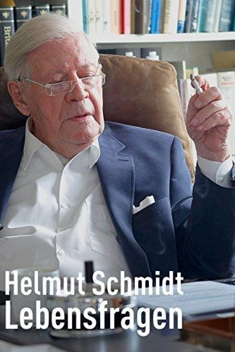 Helmut Schmidt - Lebensfragen Plakat