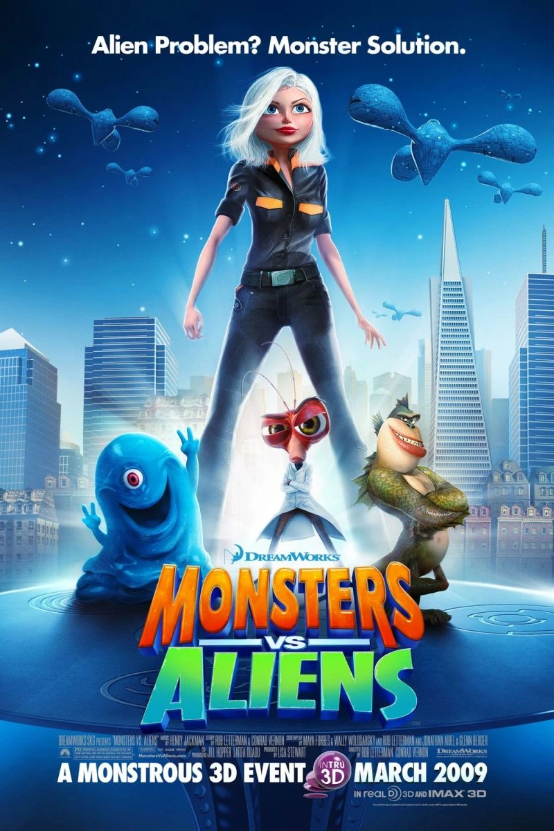 Monsters vs. Aliens Plakat