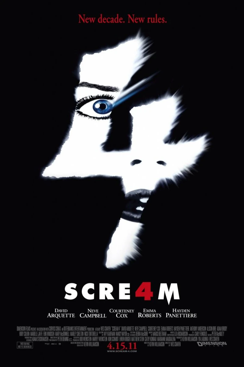 Scream 4 Plakat